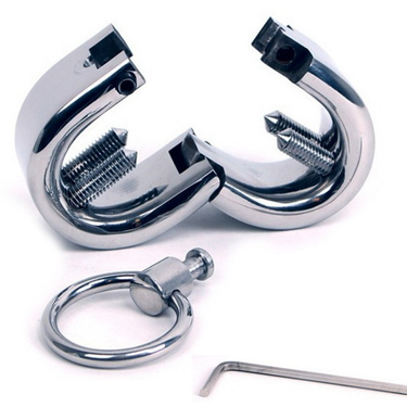 Kit CBT ergonomico con punte regolabili per tortura pene e testicoli